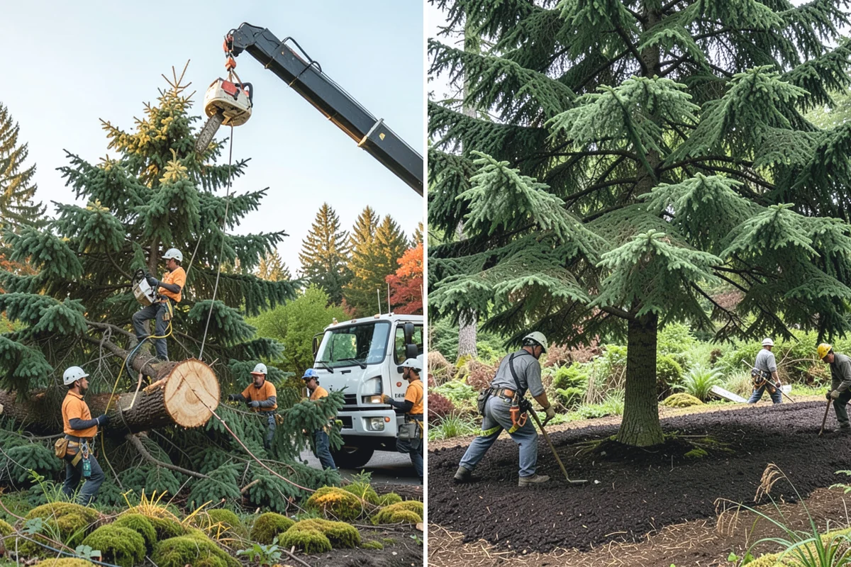 Driveway clearance pruning in Buckley, Pierce County, WA - Assess canopy condition and pruning objectives