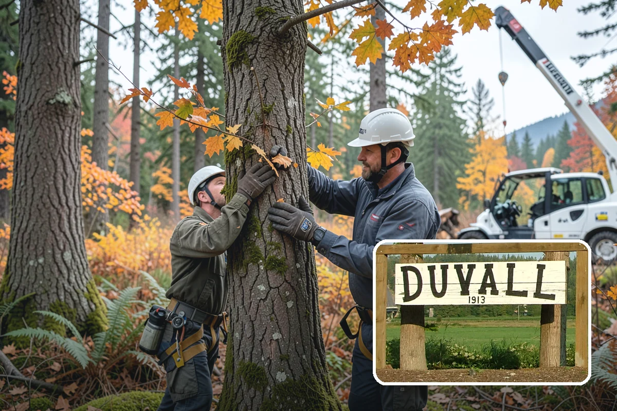 Driveway clearance pruning in Duvall, King County, WA - Improves tree structure, health, and appearance