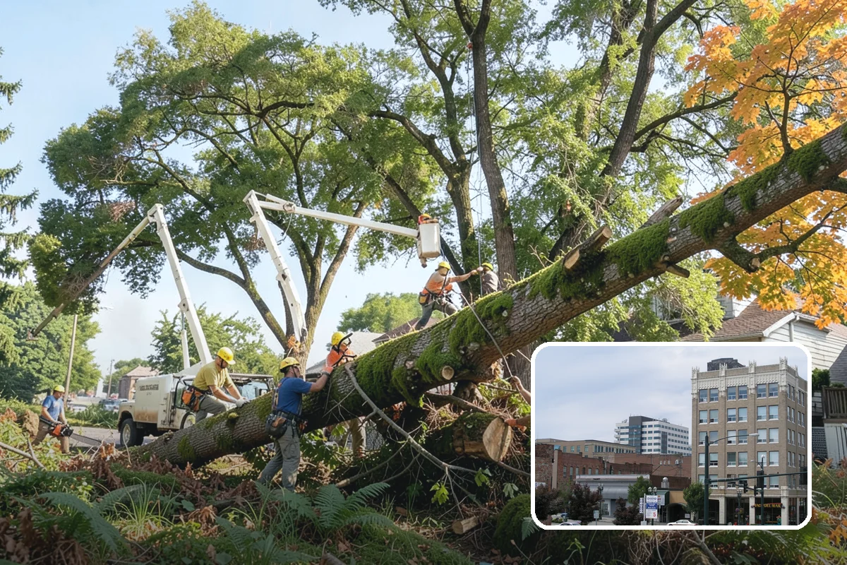 Driveway clearance pruning in Everett, Snohomish County, WA - Improves tree structure, health, and appearance