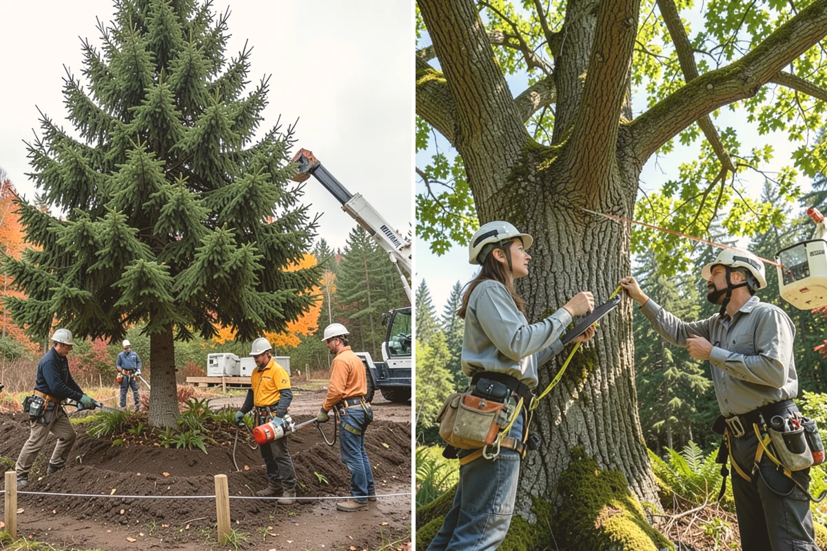 Driveway clearance pruning in Fife, Pierce County, WA - Assess canopy condition and pruning objectives