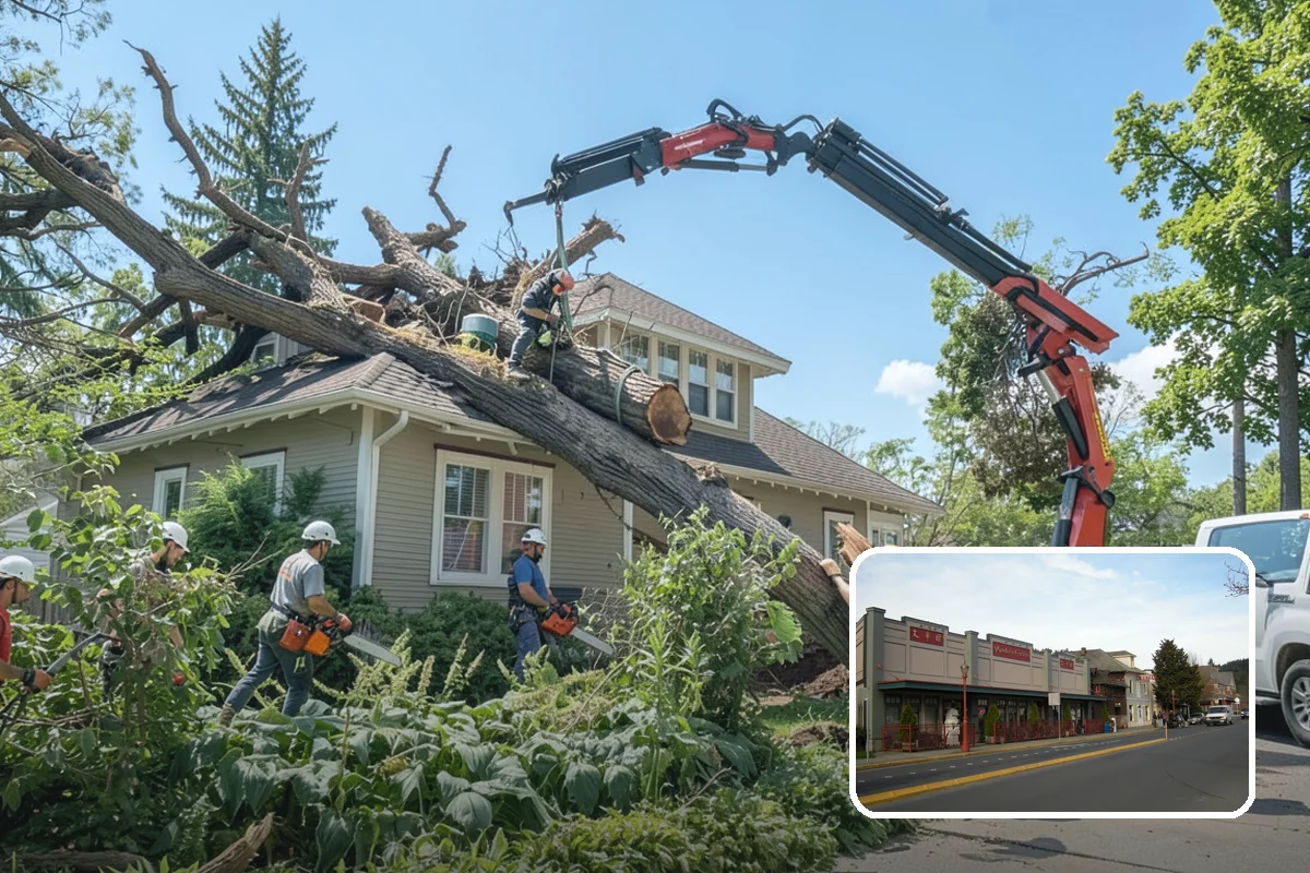 Driveway clearance pruning in Issaquah, King County, WA - Improves tree structure, health, and appearance