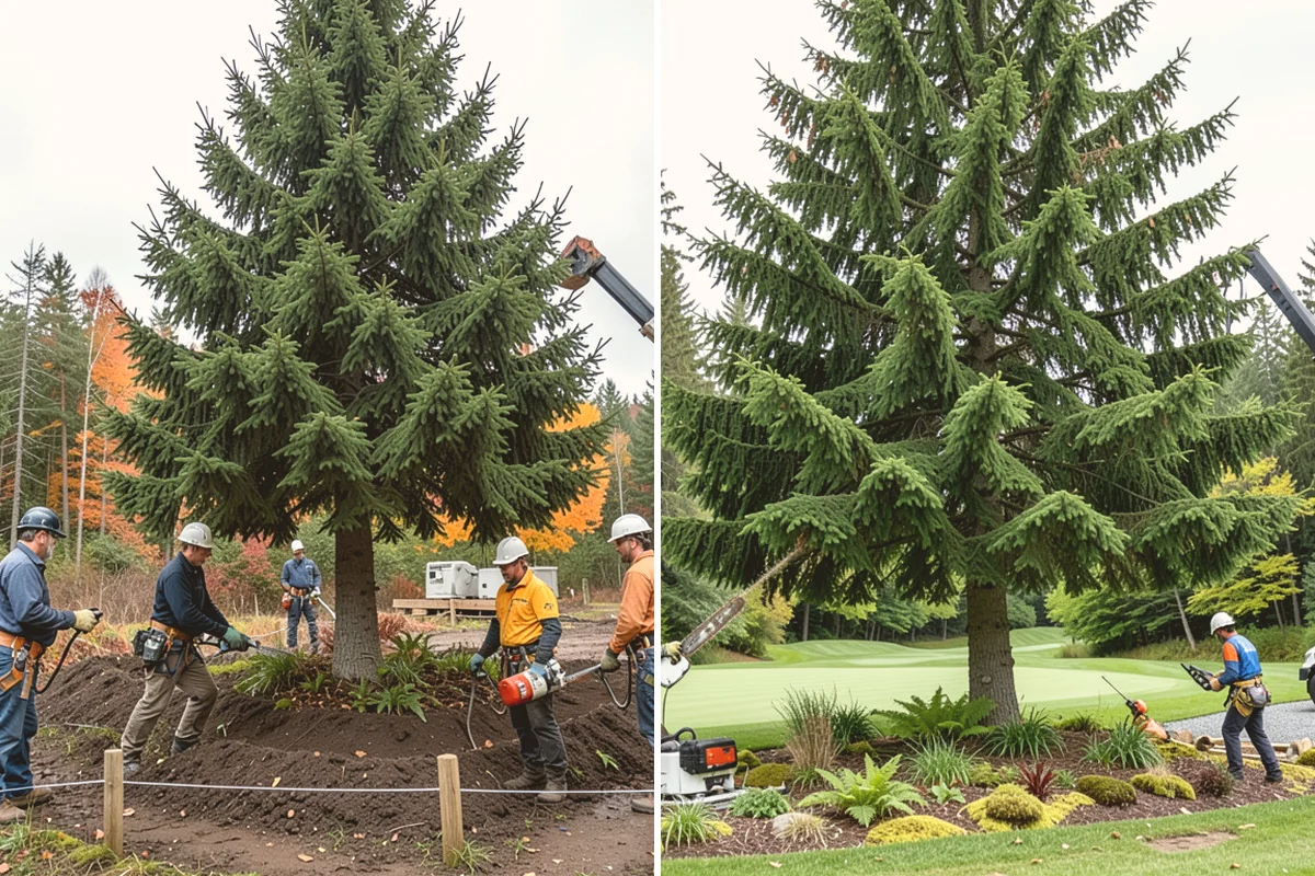 Driveway clearance pruning in Langley, Island County, WA - Assess canopy condition and pruning objectives