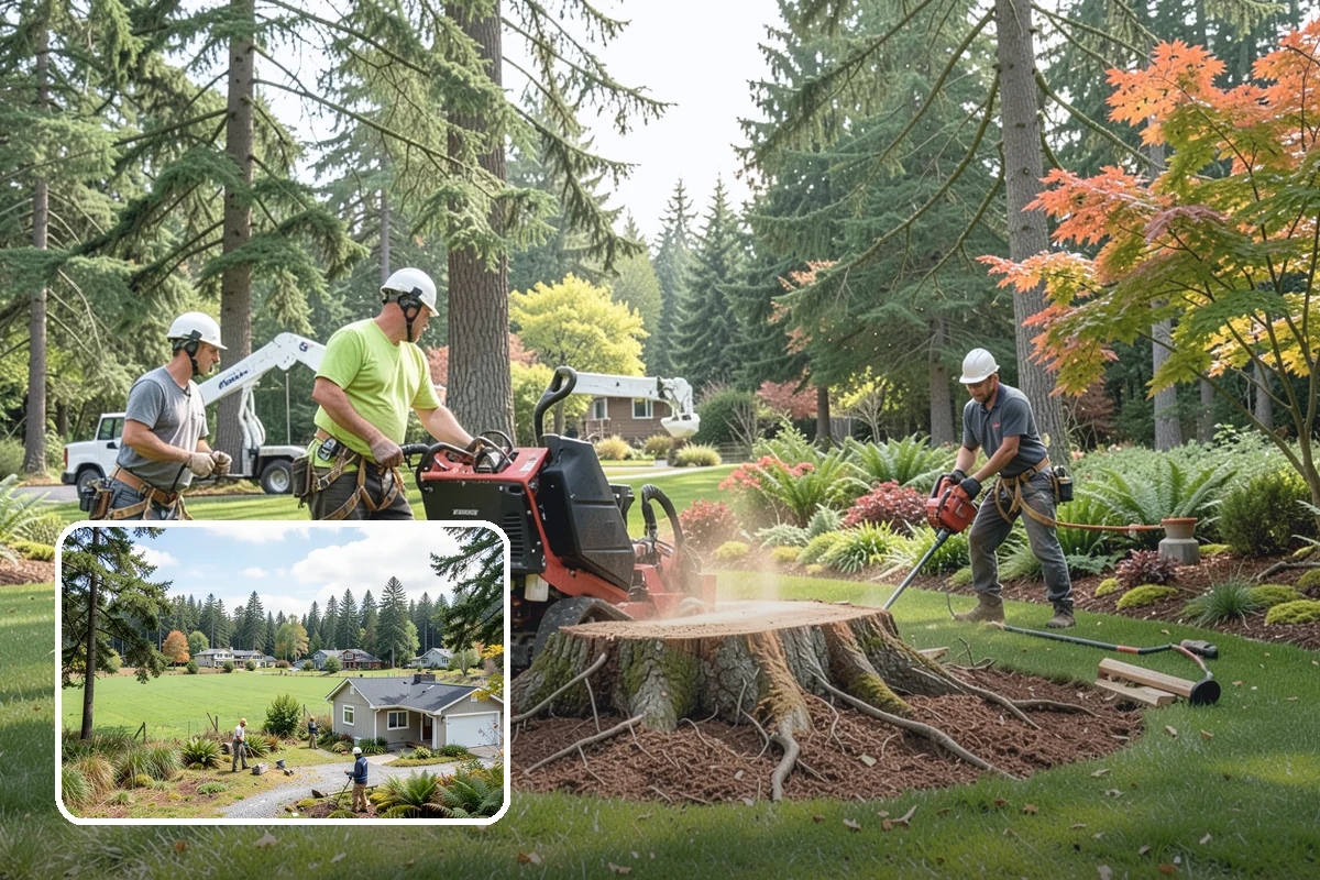 Driveway clearance pruning in Lyman, Skagit County, WA - Improves tree structure, health, and appearance