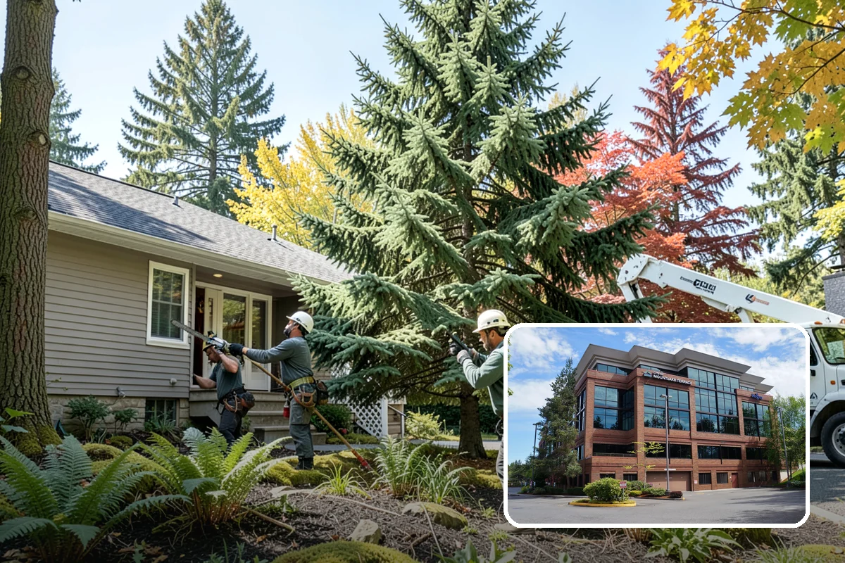 Driveway clearance pruning in Mountlake Terrace, Snohomish County, WA - Improves tree structure, health, and appearance