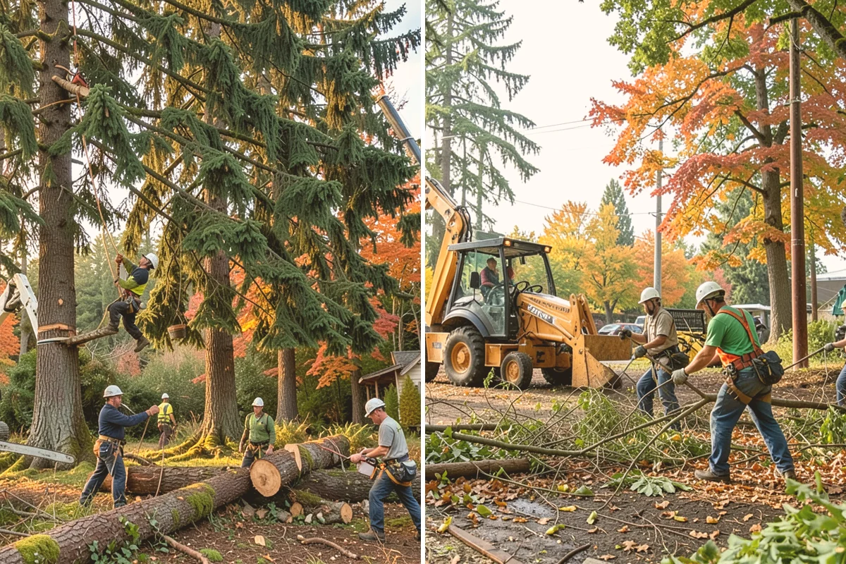Driveway clearance pruning in Newcastle, King County, WA - Assess canopy condition and pruning objectives
