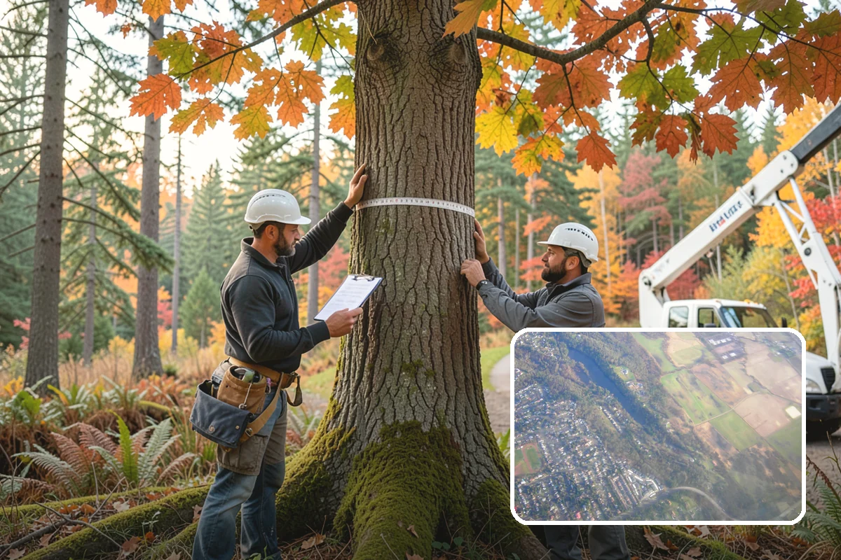Drone tree inspections in Algona, King County, WA - Provides expert, objective guidance