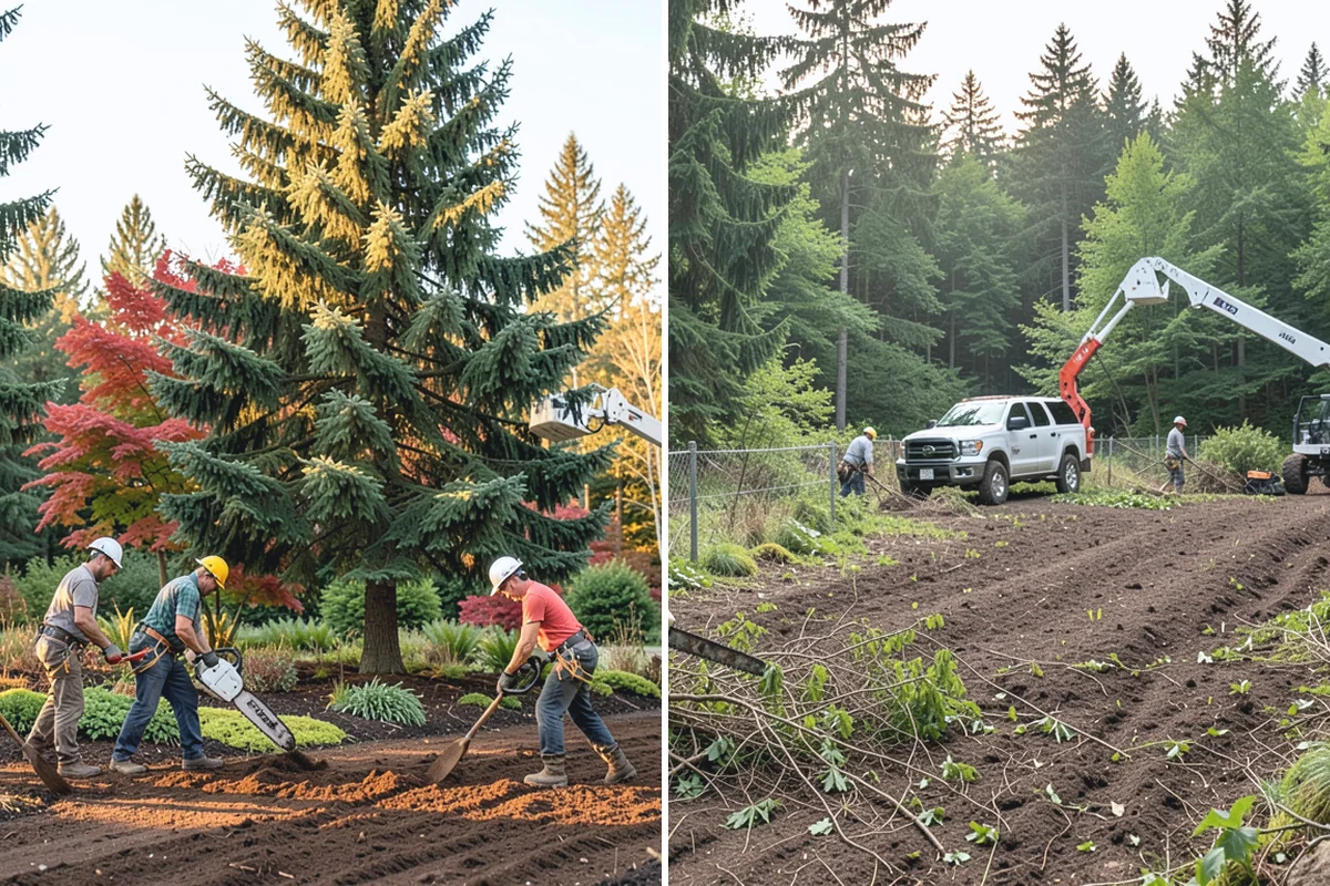 Drone tree inspections in Auburn, King County, WA - Gather site and tree information