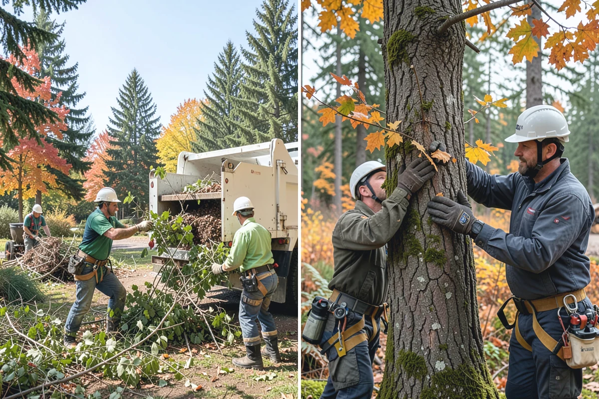 Drone tree inspections in Beaux Arts Village, King County, WA - Gather site and tree information