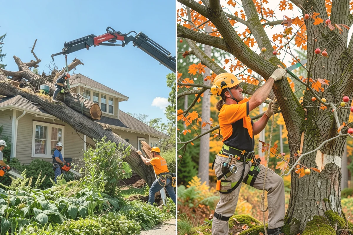 Drone tree inspections in Bellevue, King County, WA - Gather site and tree information