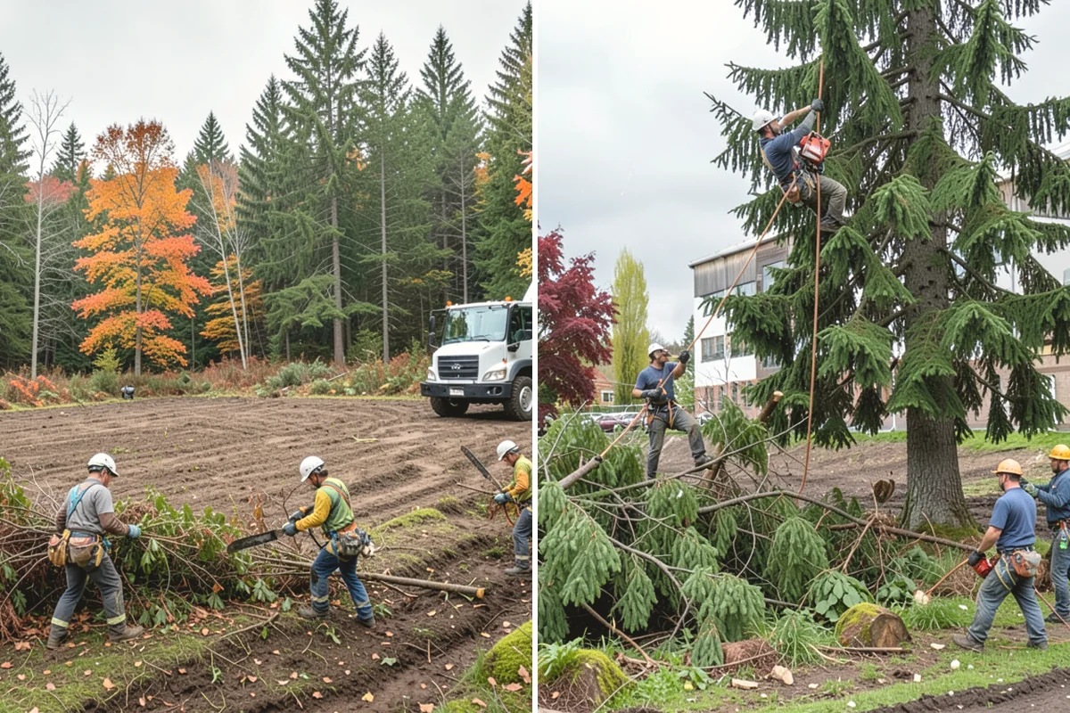Drone tree inspections in Burlington, Skagit County, WA - Gather site and tree information