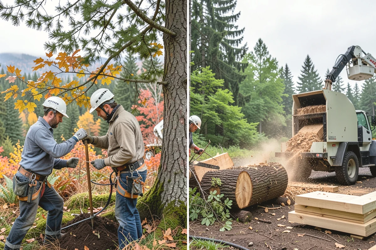 Drone tree inspections in Carnation, King County, WA - Gather site and tree information
