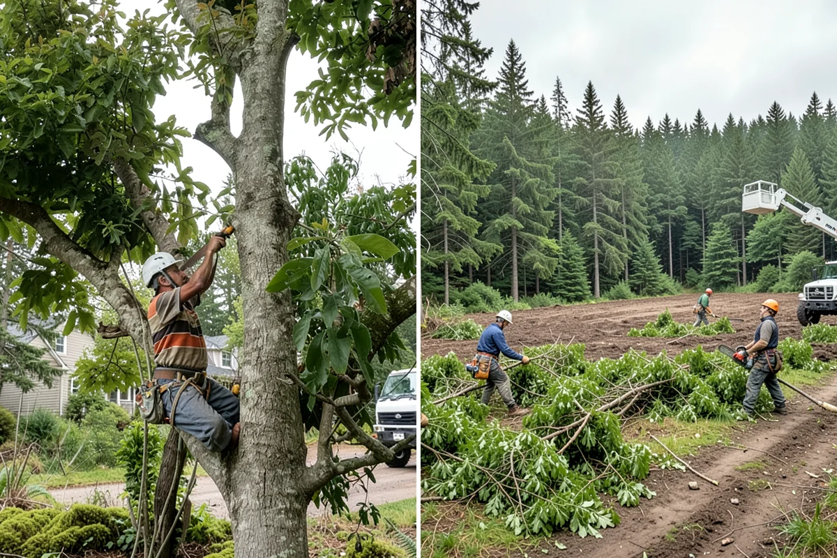 Drone tree inspections in Clyde Hill, King County, WA - Gather site and tree information