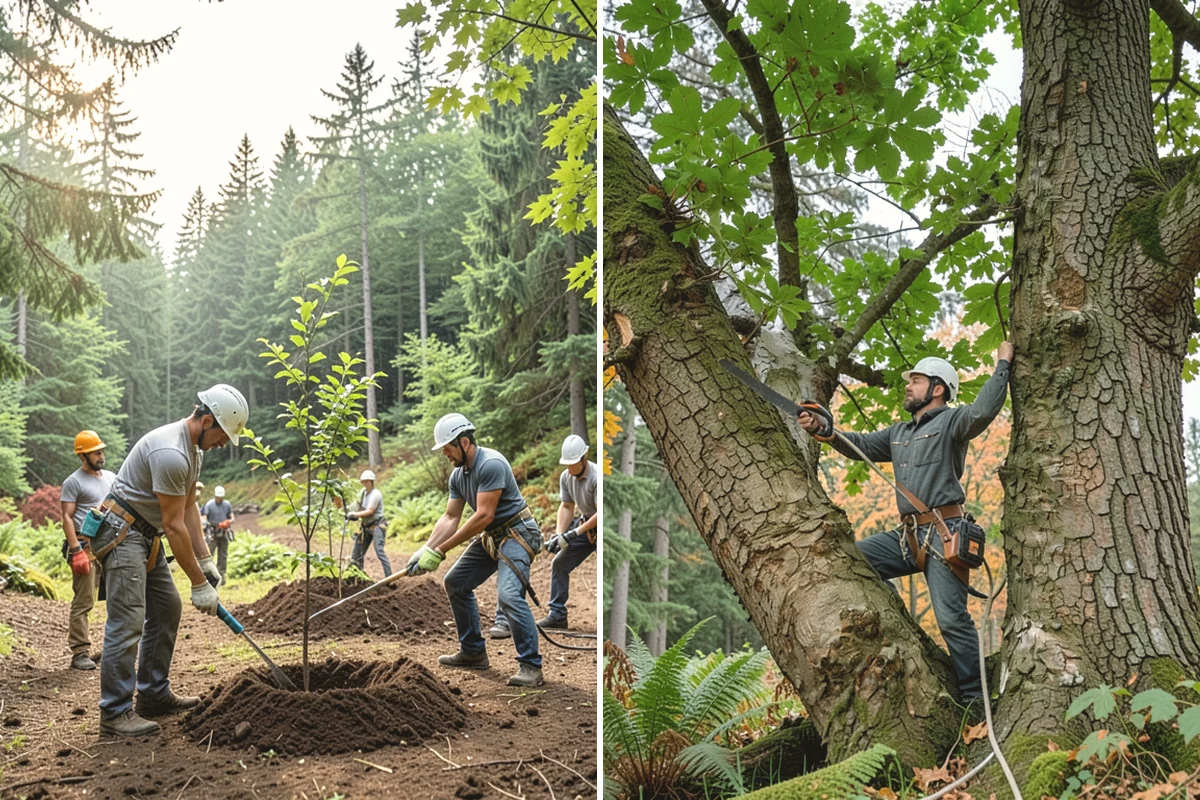 Drone tree inspections in Covington, King County, WA - Gather site and tree information