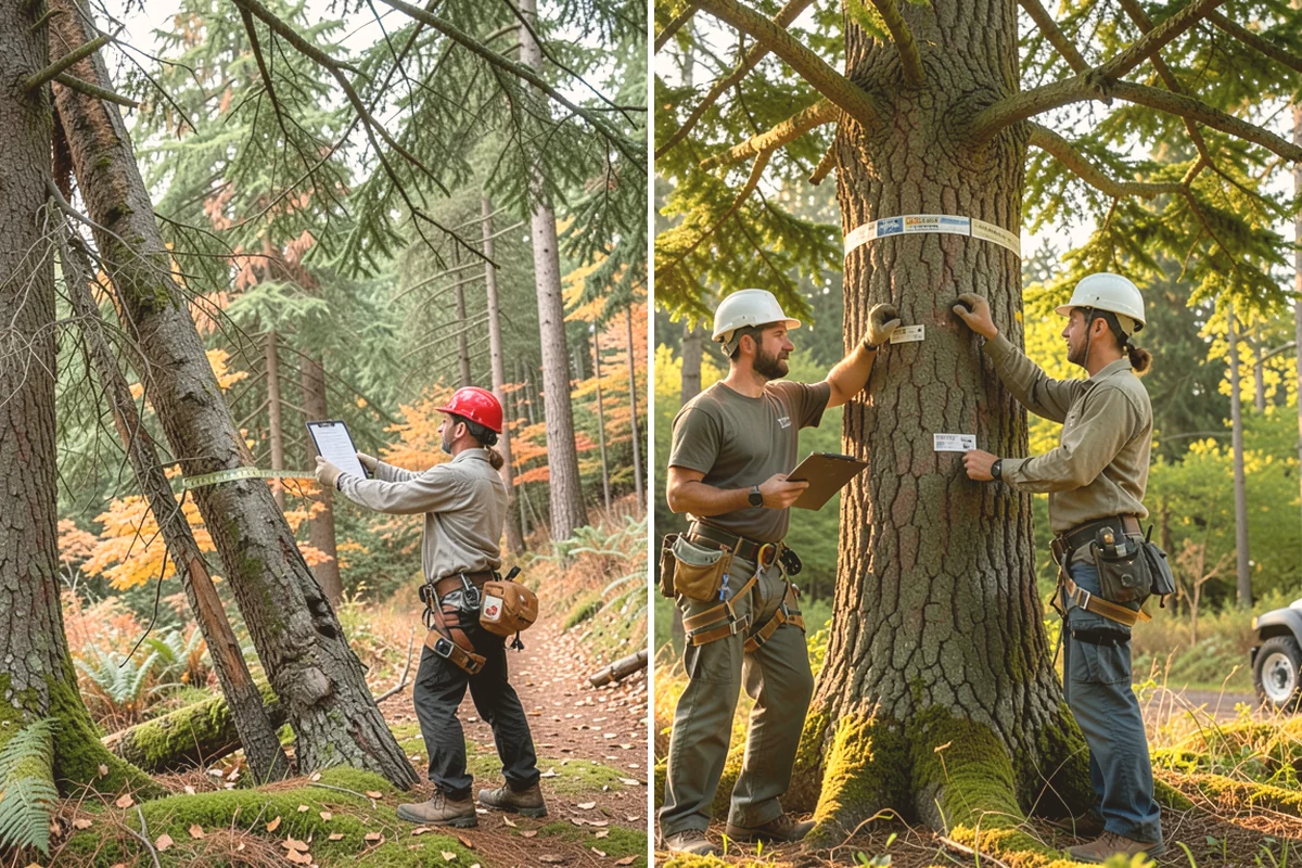 Drone tree inspections in Edmonds, Snohomish County, WA - Gather site and tree information