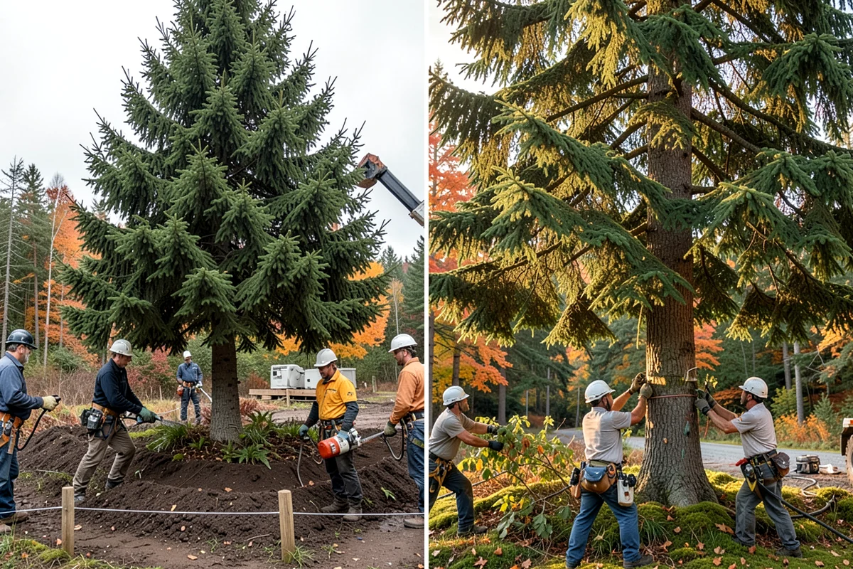 Drone tree inspections in Everett, Snohomish County, WA - Gather site and tree information
