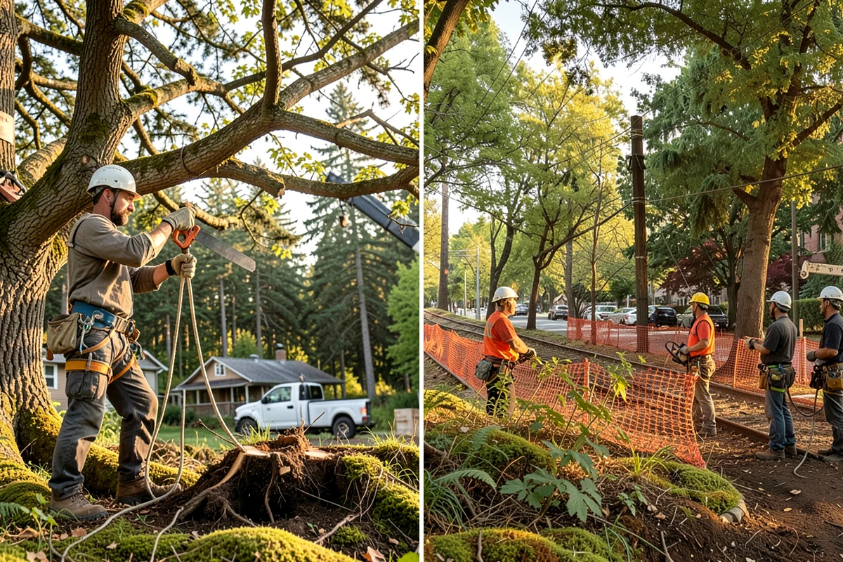 Drone tree inspections in Federal Way, King County, WA - Gather site and tree information