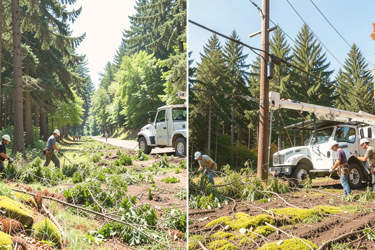 Drone tree inspections in Fife, Pierce County, WA - Gather site and tree information