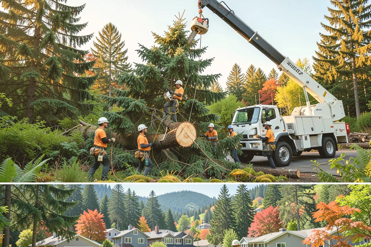 Drone tree inspections in Fircrest, Pierce County, WA - Inspections are performed year-round but methods adapt to seasonal foliage changes that affect visibility of defects in Puget...