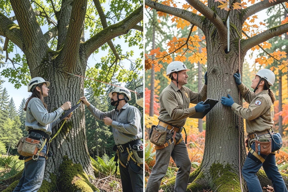 Drone tree inspections in Gold Bar, Snohomish County, WA - Gather site and tree information