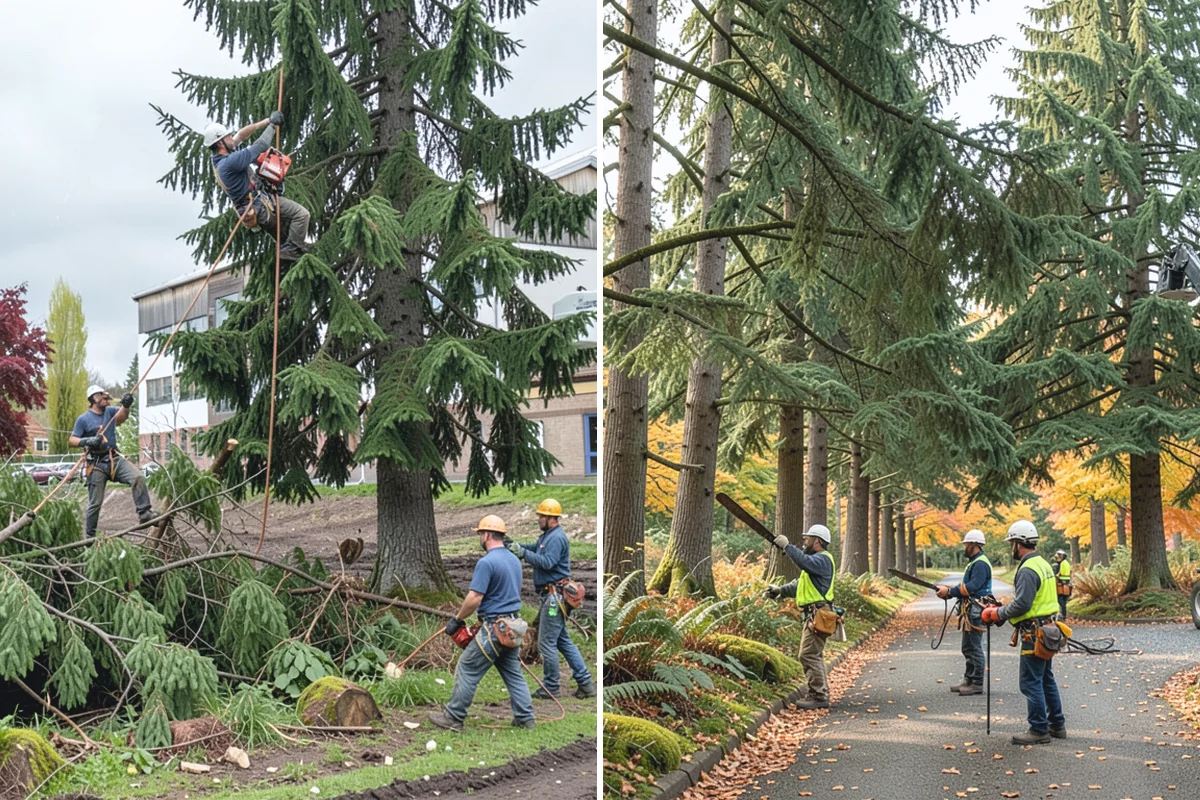 Drone tree inspections in Hamilton, Skagit County, WA - Gather site and tree information
