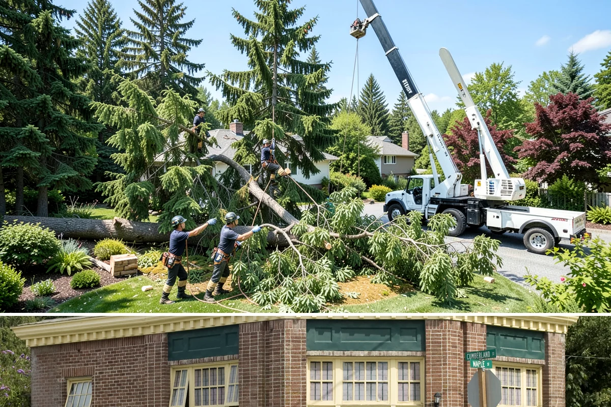 Drone tree inspections in Hamilton, Skagit County, WA - Inspections are performed year-round but methods adapt to seasonal foliage changes that affect visibility of defects in Puget...