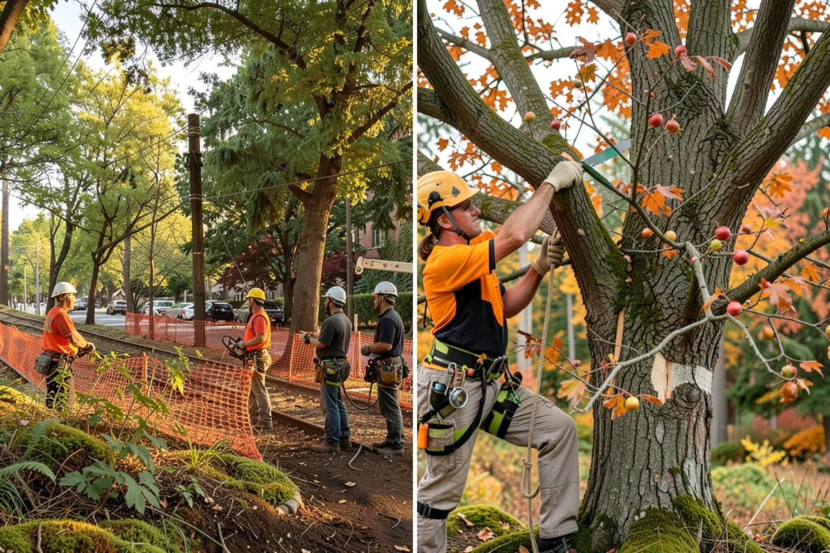Drone tree inspections in Hunts Point, King County, WA - Gather site and tree information