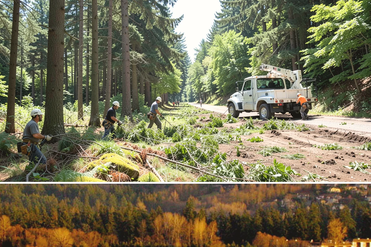 Drone tree inspections in Kenmore, King County, WA - Inspections are performed year-round but methods adapt to seasonal foliage changes that affect visibility of defects in Puget...