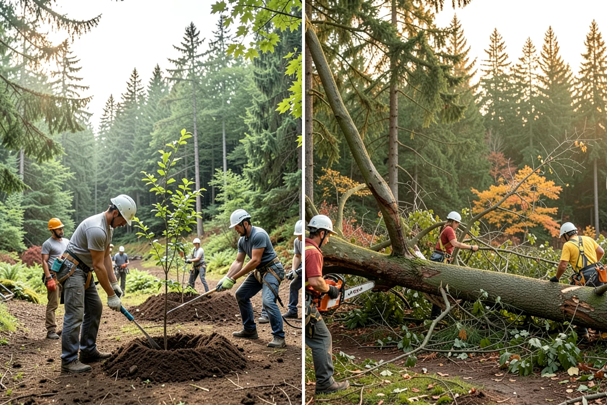 Drone tree inspections in Lakewood, Pierce County, WA - Gather site and tree information