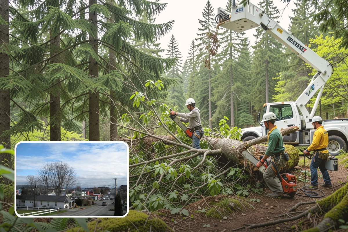 Drone tree inspections in Langley, Island County, WA - Provides expert, objective guidance