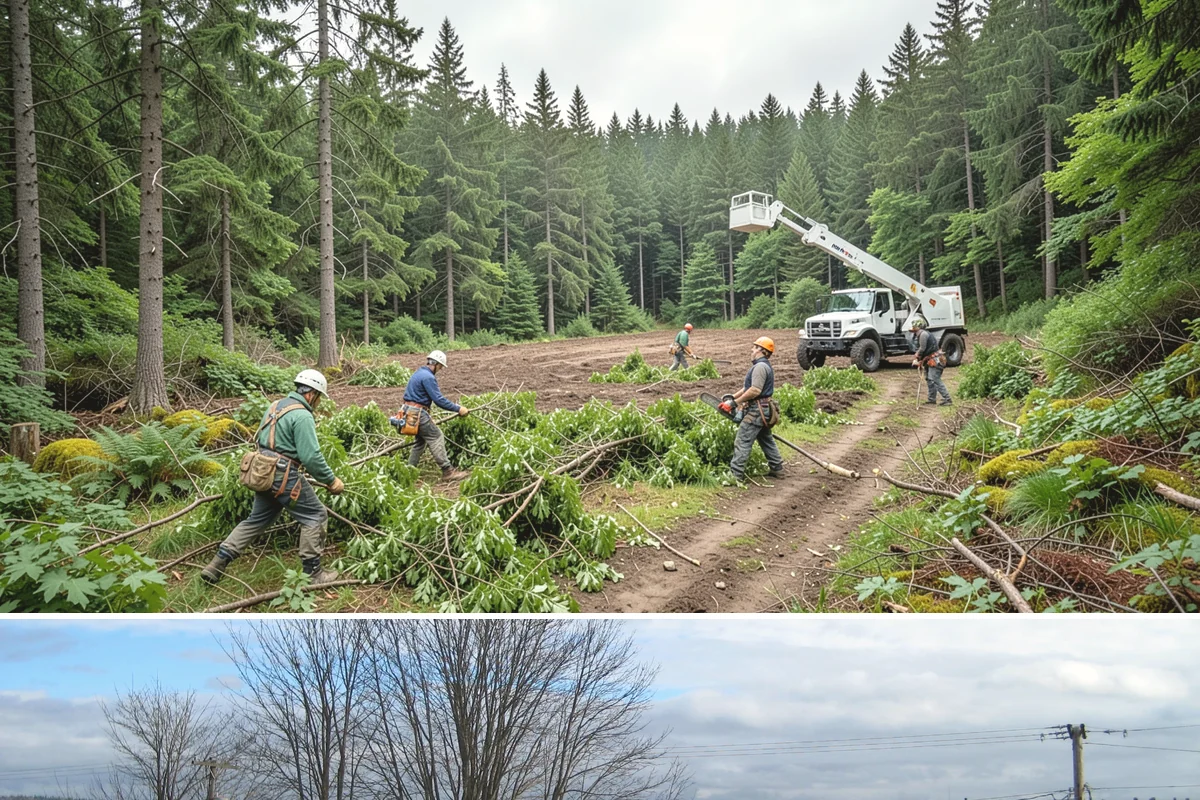 Drone tree inspections in Langley, Island County, WA - Inspections are performed year-round but methods adapt to seasonal foliage changes that affect visibility of defects in Puget...
