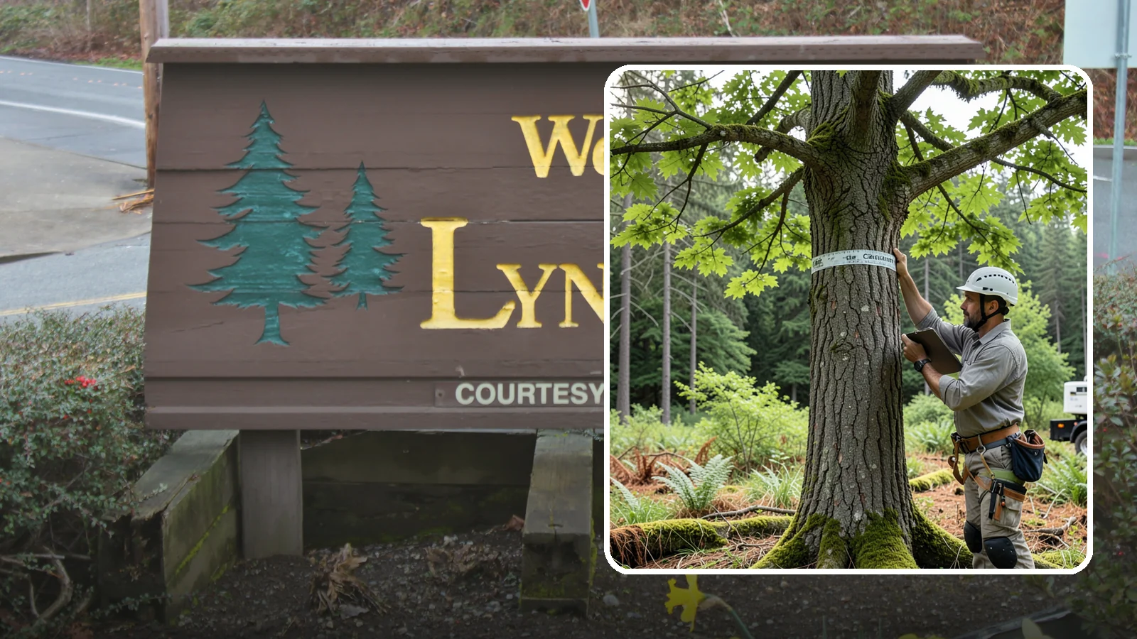 Drone tree inspections in Lynnwood, Snohomish County, WA - The aerial inspection of trees using a drone.