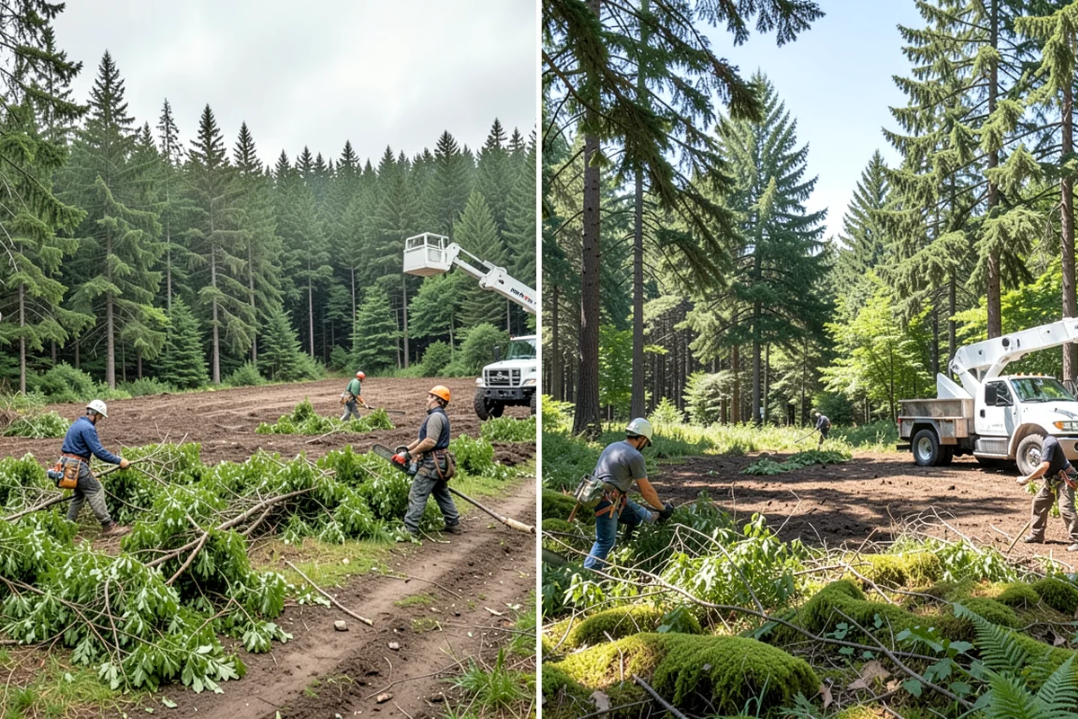 Drone tree inspections in Maple Valley, King County, WA - Gather site and tree information