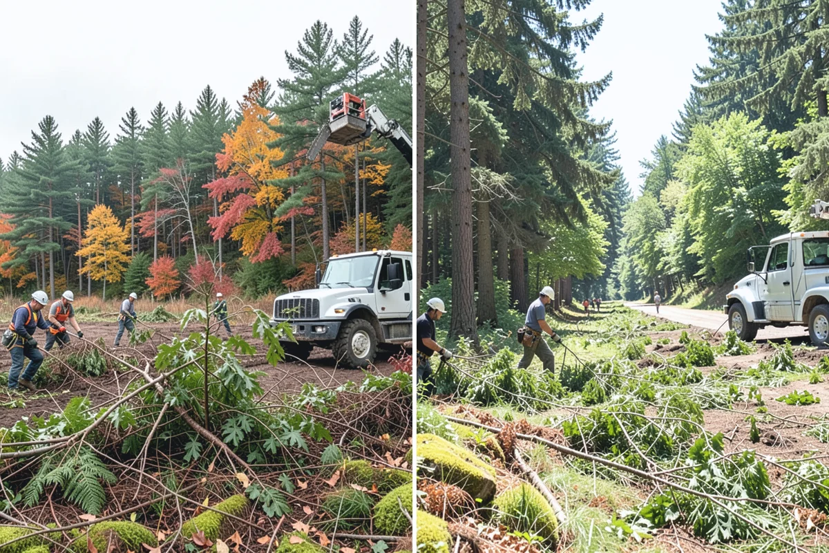 Drone tree inspections in Medina, King County, WA - Gather site and tree information