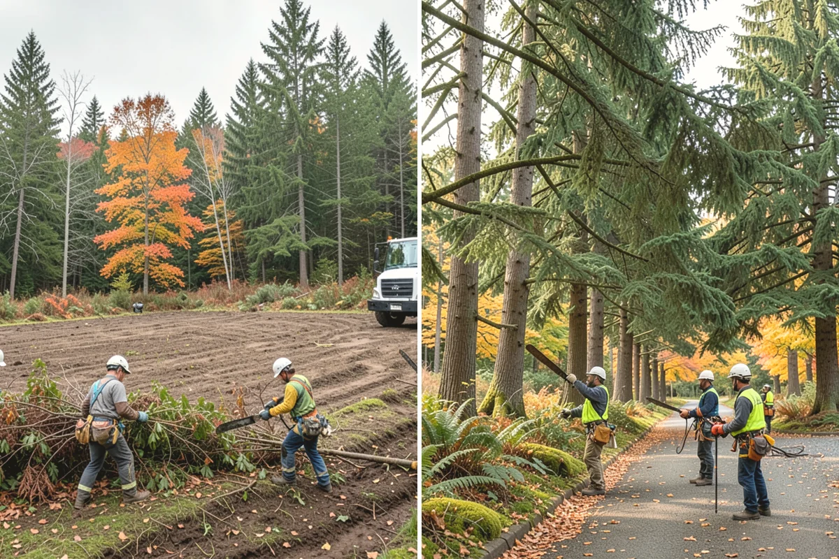 Drone tree inspections in Mill Creek, Snohomish County, WA - Gather site and tree information