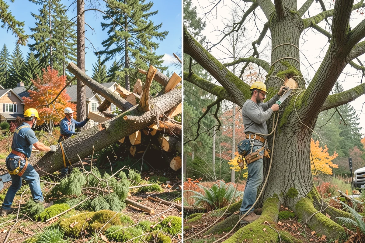 Drone tree inspections in Newcastle, King County, WA - Gather site and tree information