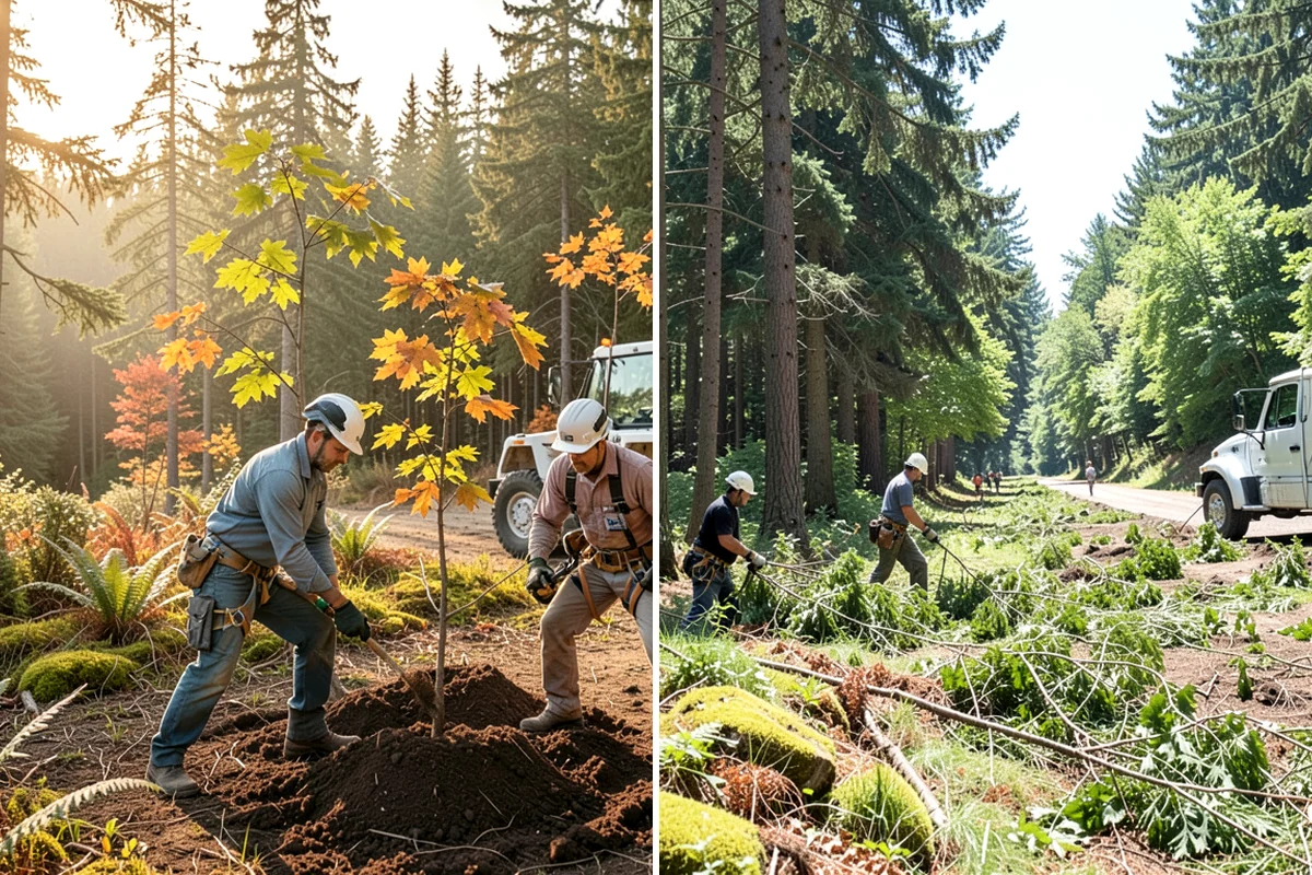 Drone tree inspections in Normandy Park, King County, WA - Gather site and tree information