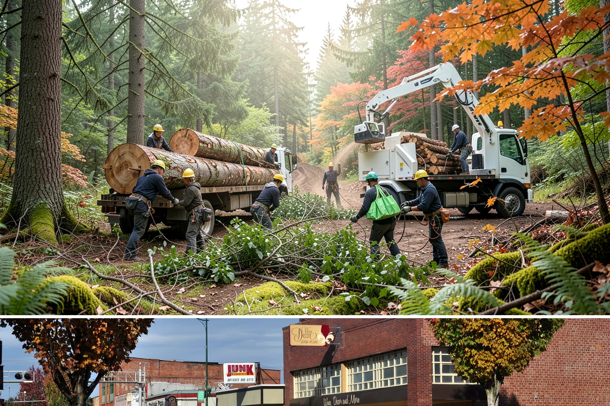 Drone tree inspections in Puyallup, Pierce County, WA - Inspections are performed year-round but methods adapt to seasonal foliage changes that affect visibility of defects in Puget...