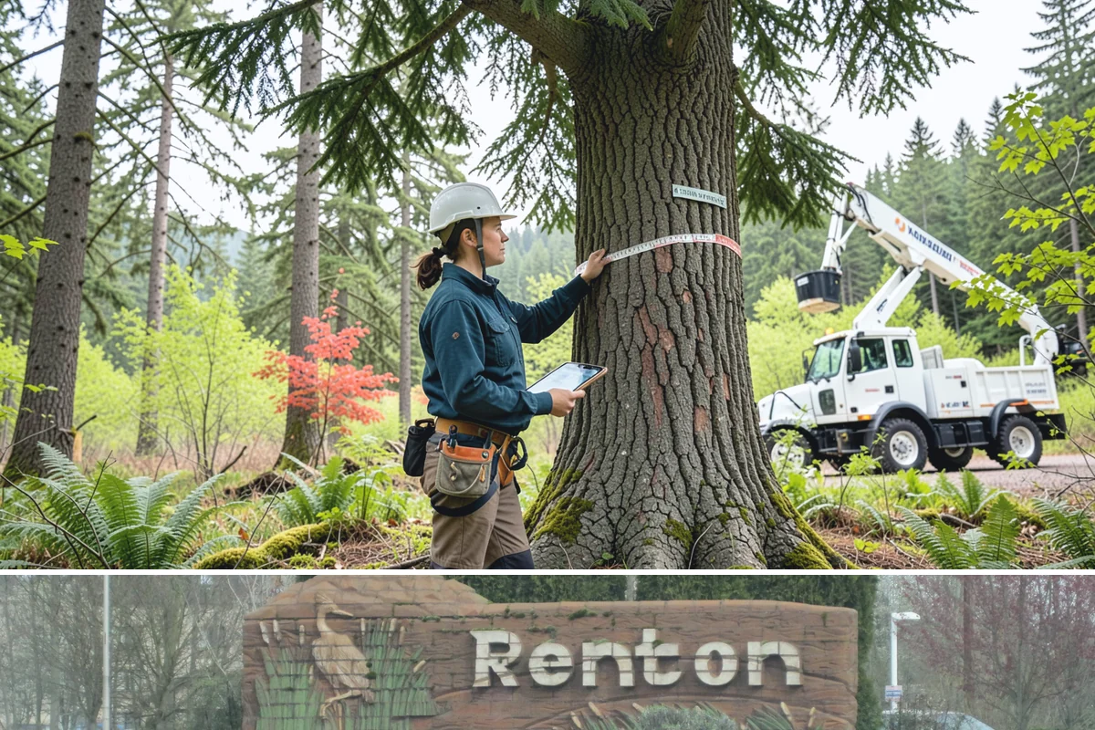 Drone tree inspections in Renton, King County, WA - Inspections are performed year-round but methods adapt to seasonal foliage changes that affect visibility of defects in Puget...