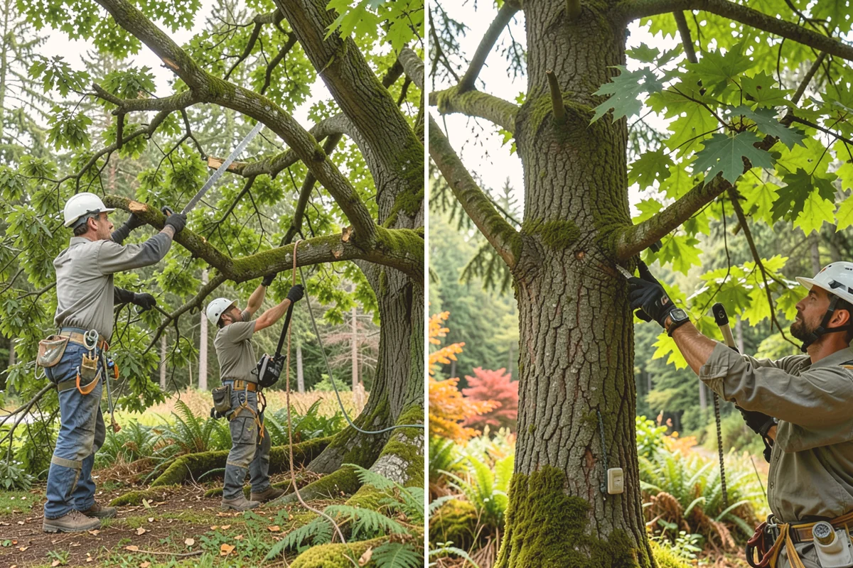 Drone tree inspections in Sammamish, King County, WA - Gather site and tree information