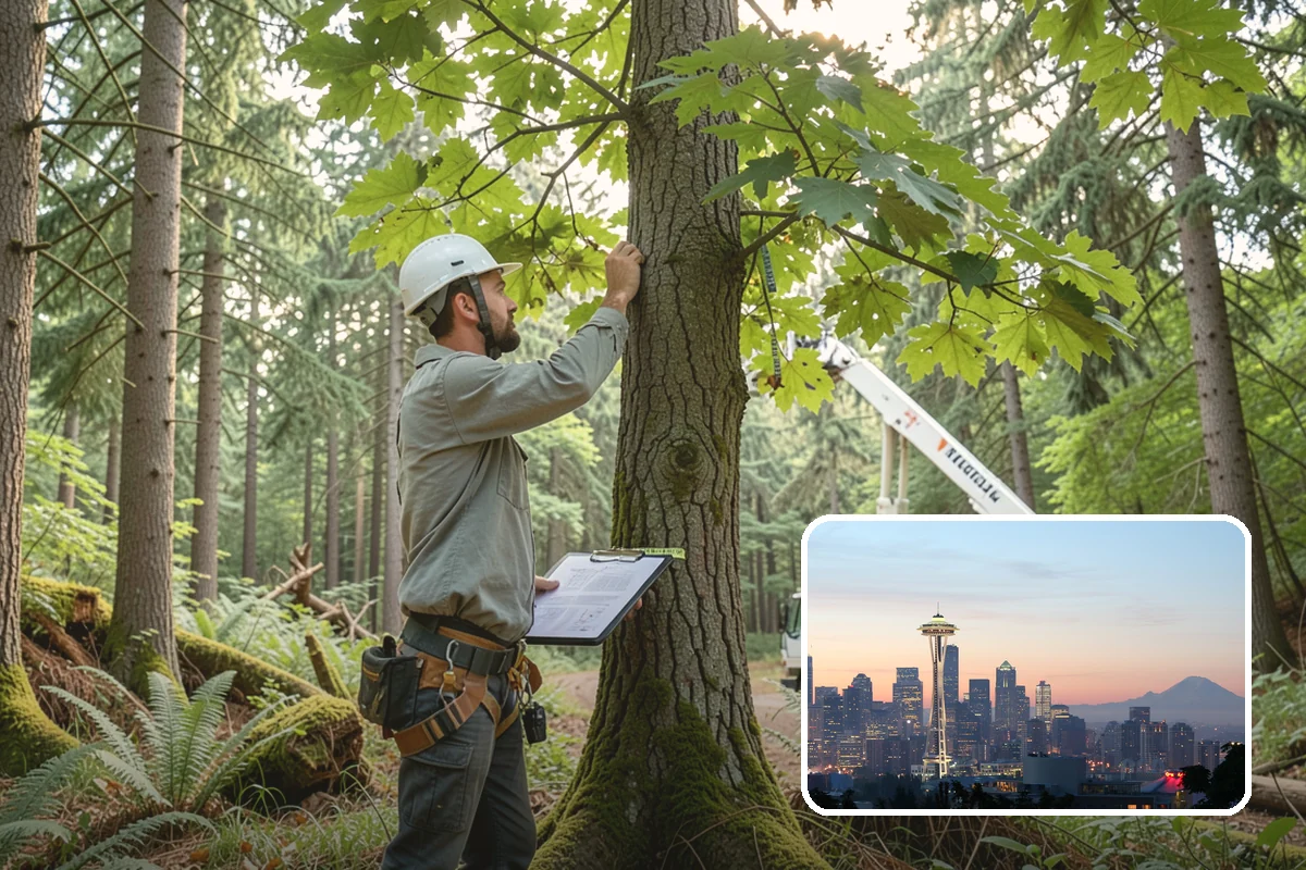 Drone tree inspections in Seattle, King County, WA - Provides expert, objective guidance