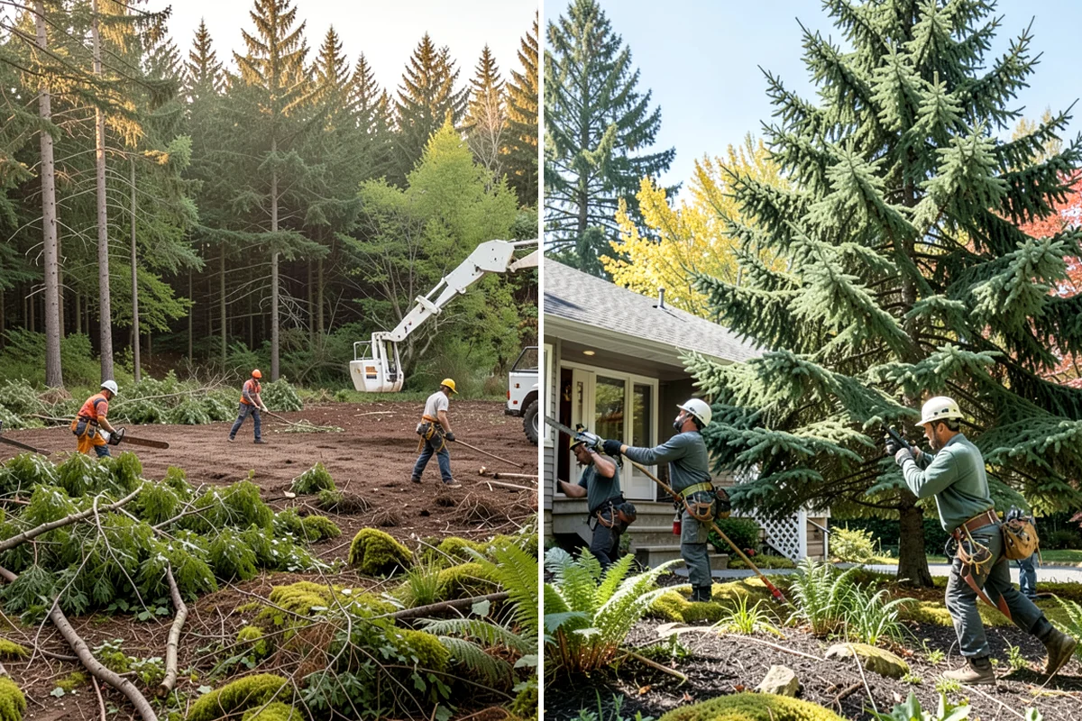 Drone tree inspections in Seattle, King County, WA - Gather site and tree information