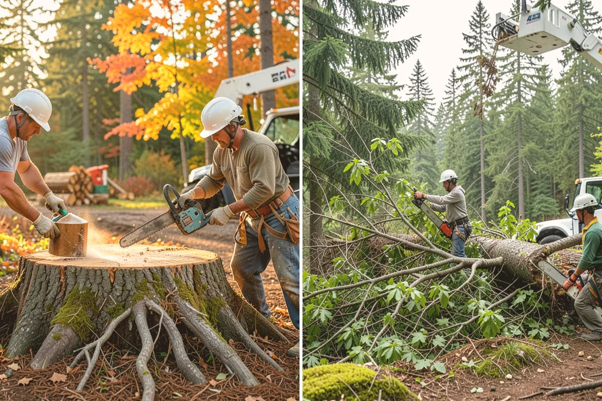 Drone tree inspections in Stanwood, Snohomish County, WA - Gather site and tree information