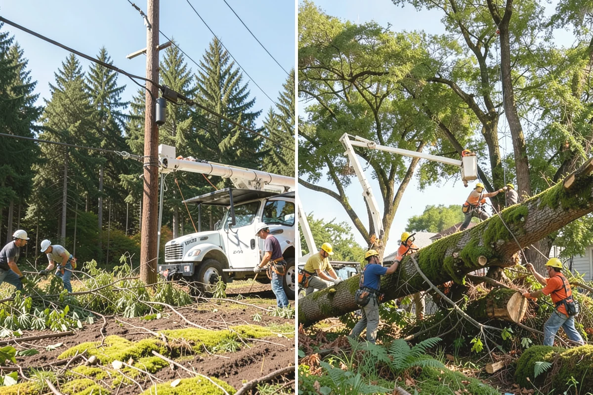 Drone tree inspections in Steilacoom, Pierce County, WA - Gather site and tree information