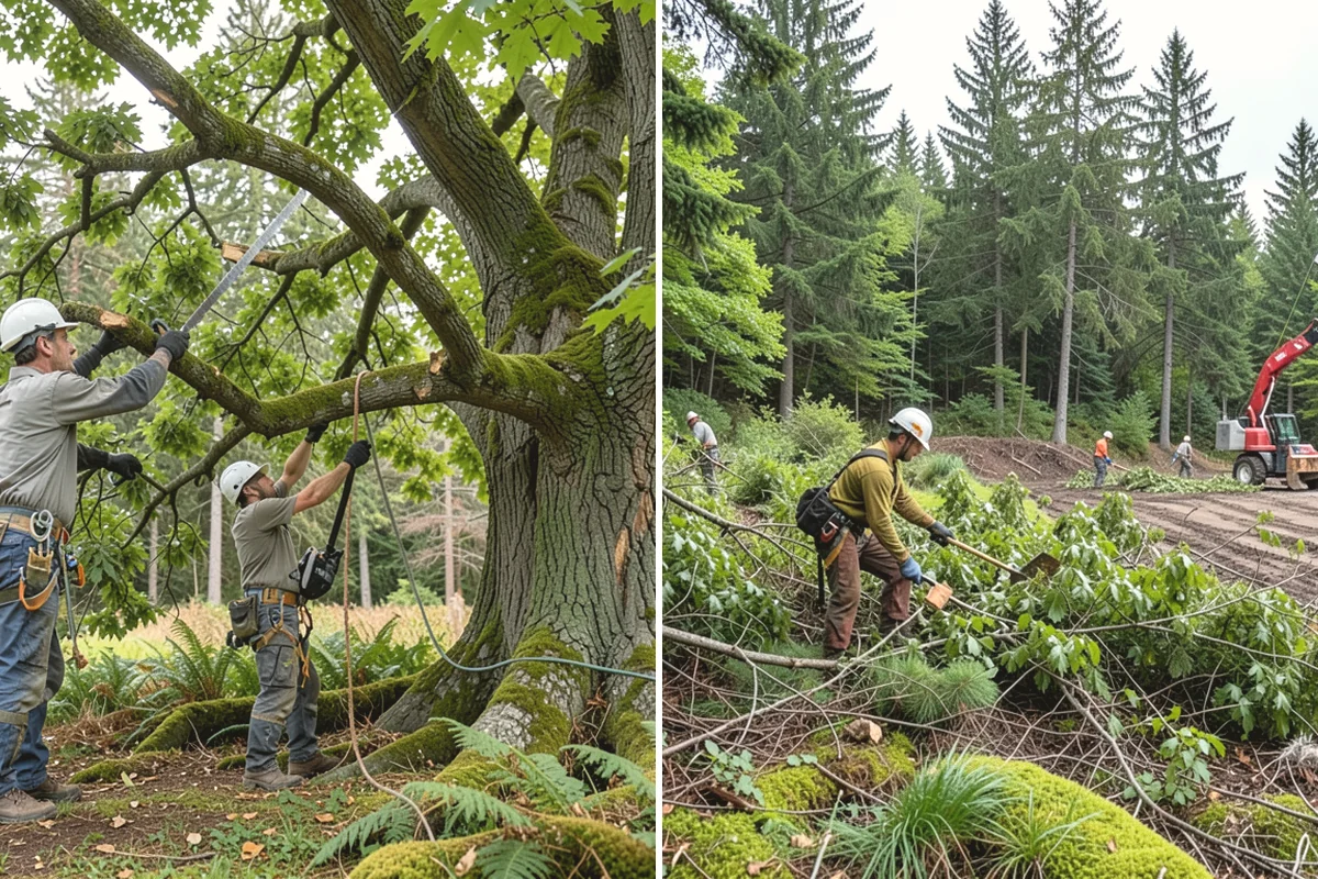 Drone tree inspections in Tacoma, Pierce County, WA - Gather site and tree information
