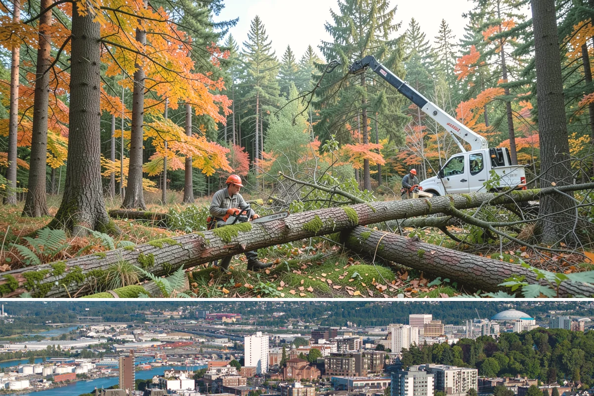 Drone tree inspections in Tacoma, Pierce County, WA - Inspections are performed year-round but methods adapt to seasonal foliage changes that affect visibility of defects in Puget...