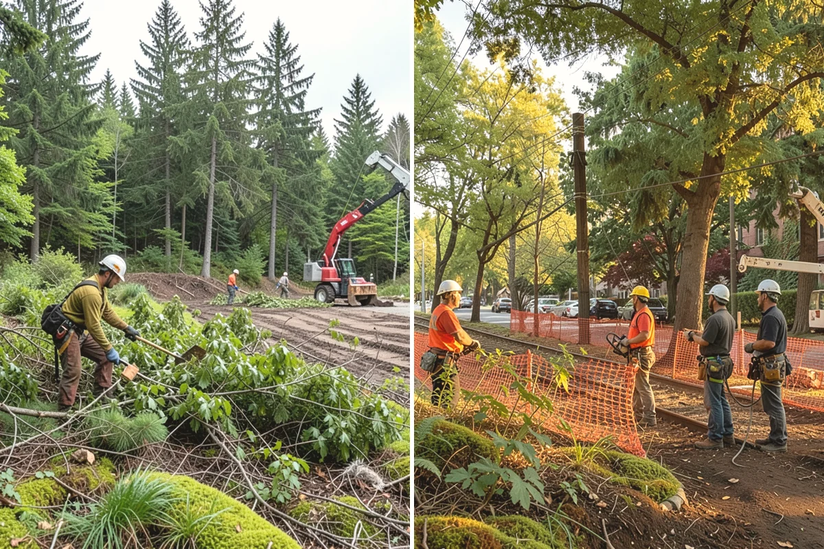 Drone tree inspections in University Place, Pierce County, WA - Gather site and tree information
