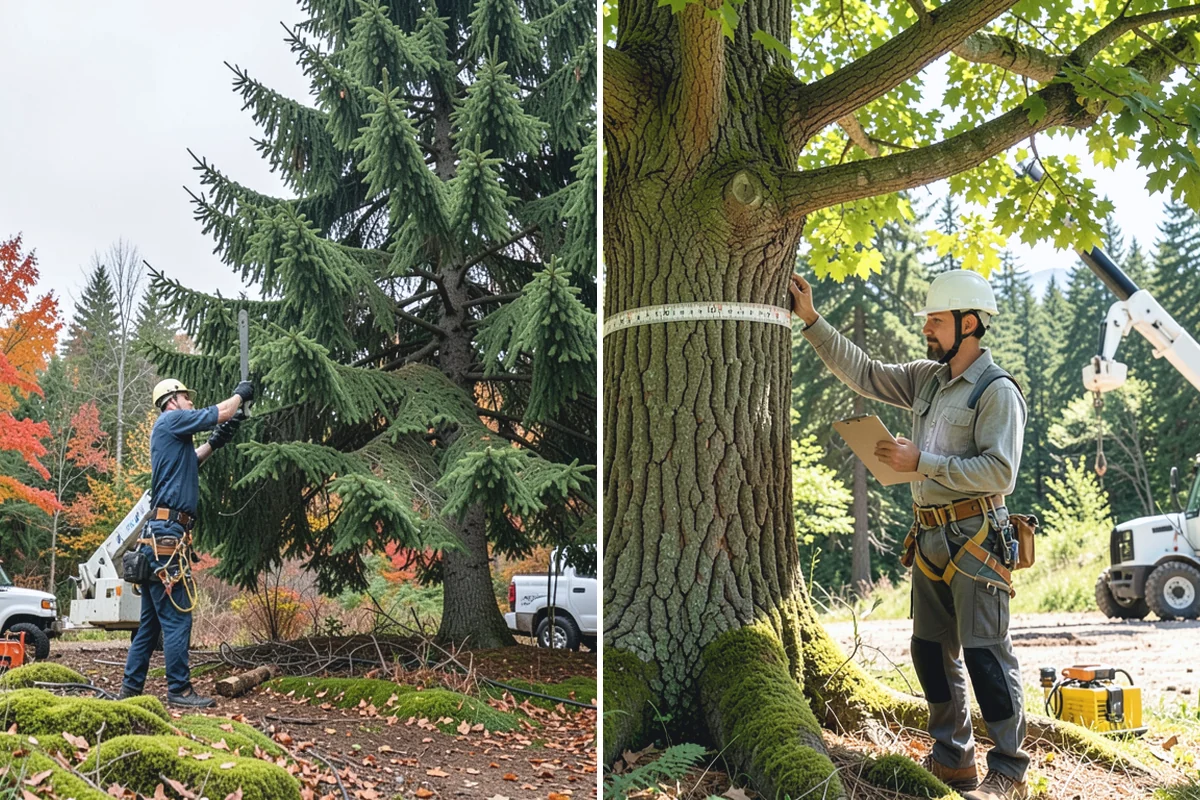 Drone tree inspections in Woodinville, King County, WA - Gather site and tree information