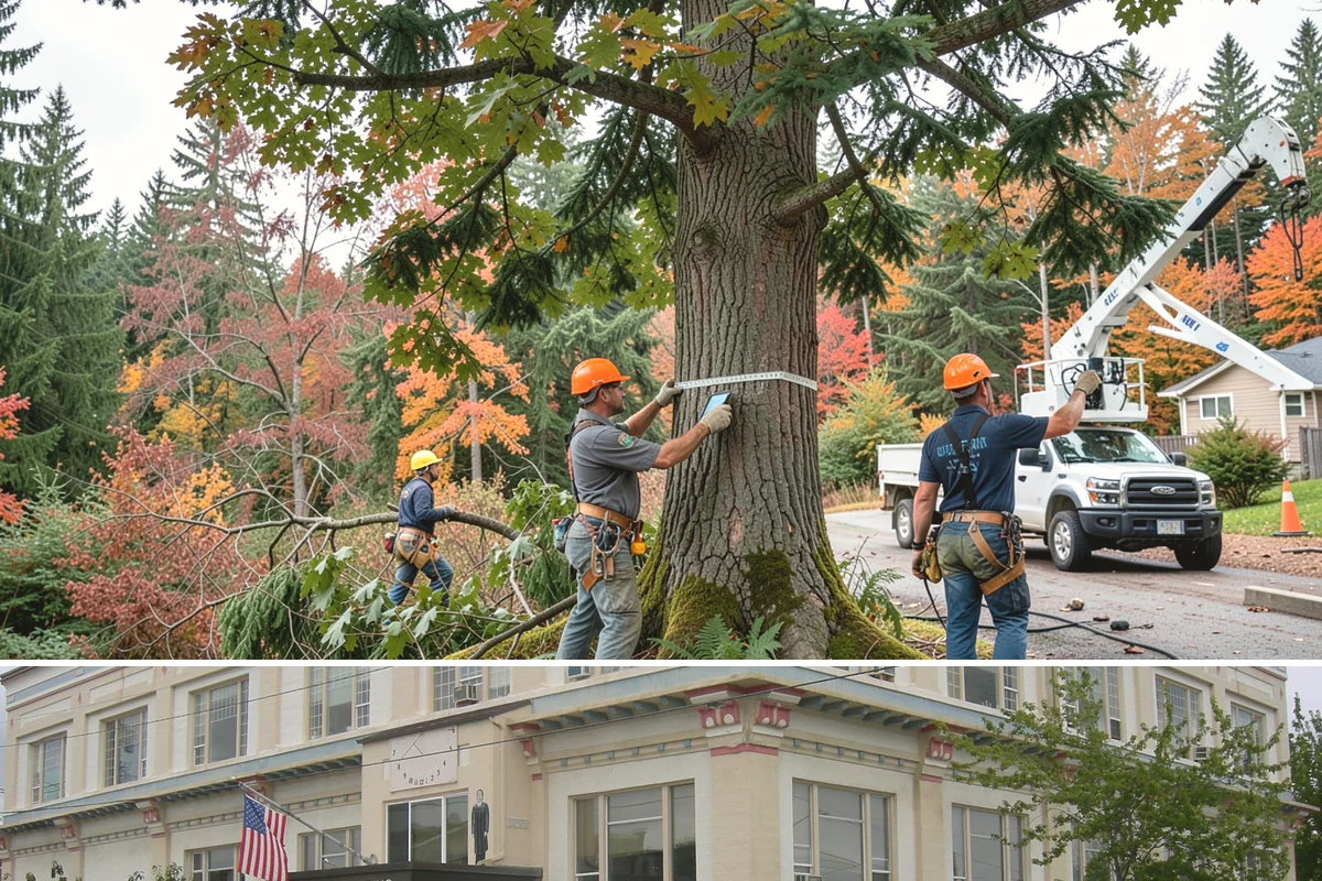 Dynamic cabling installation in Anacortes, Skagit County, WA - Work should follow recognized arboricultural standards matched to current site conditions rather than a fixed season.