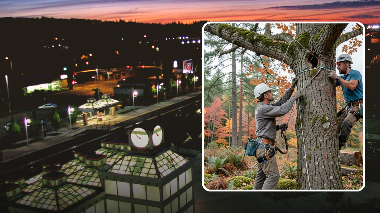 Dynamic cabling installation in Auburn, King County, WA - The installation of flexible support systems that allow natural movement.