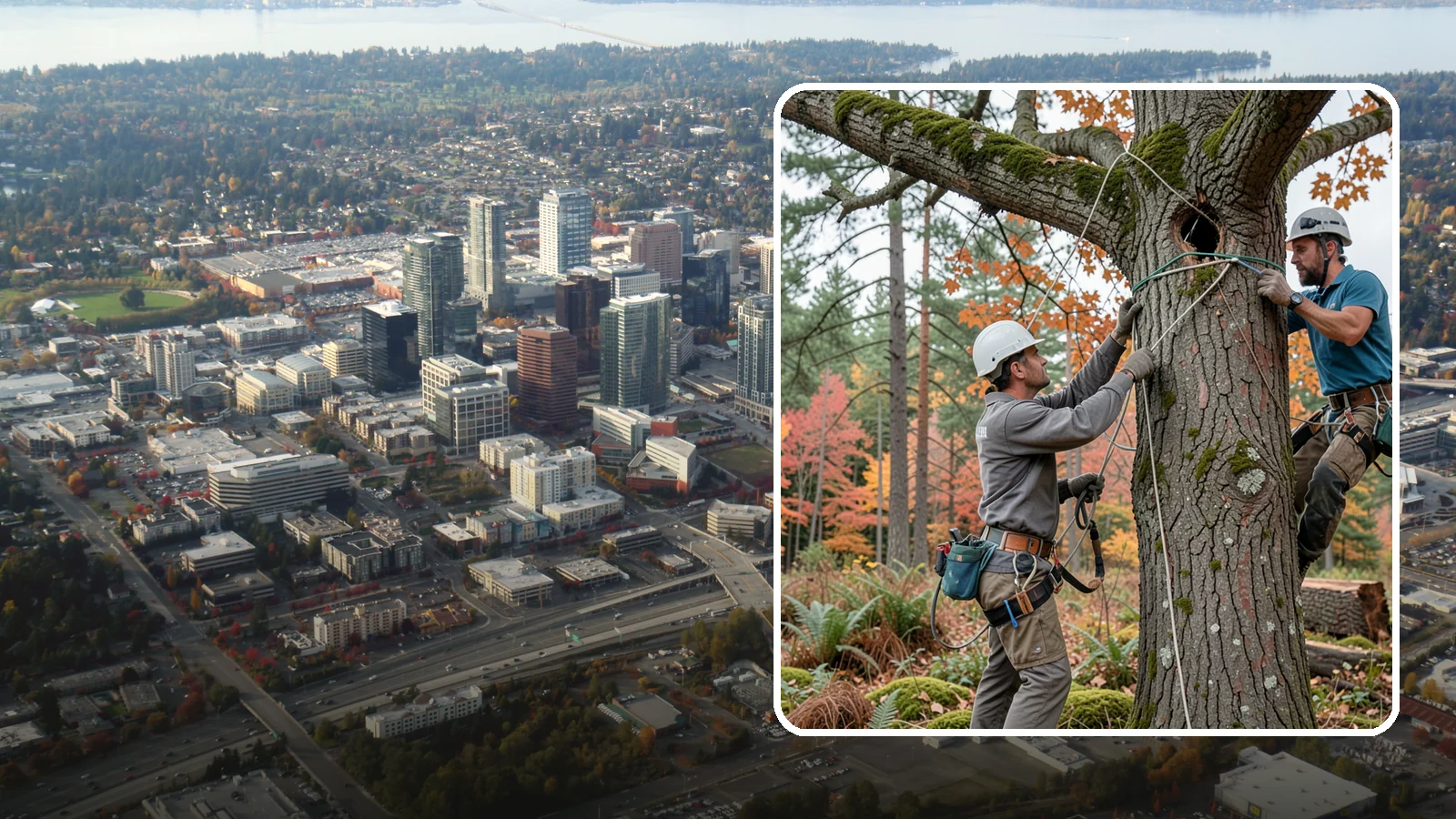 Dynamic cabling installation in Bellevue, King County, WA - The installation of flexible support systems that allow natural movement.